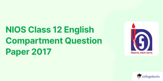 NIOS Class 12 English Compartment Question Paper 2017 with Answer Key